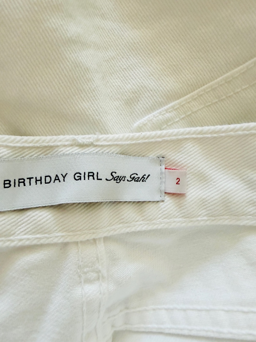 Lisa Says Gah Birthday Girl Tulip Embroidered Evan Shorts - Picture 7 of 7